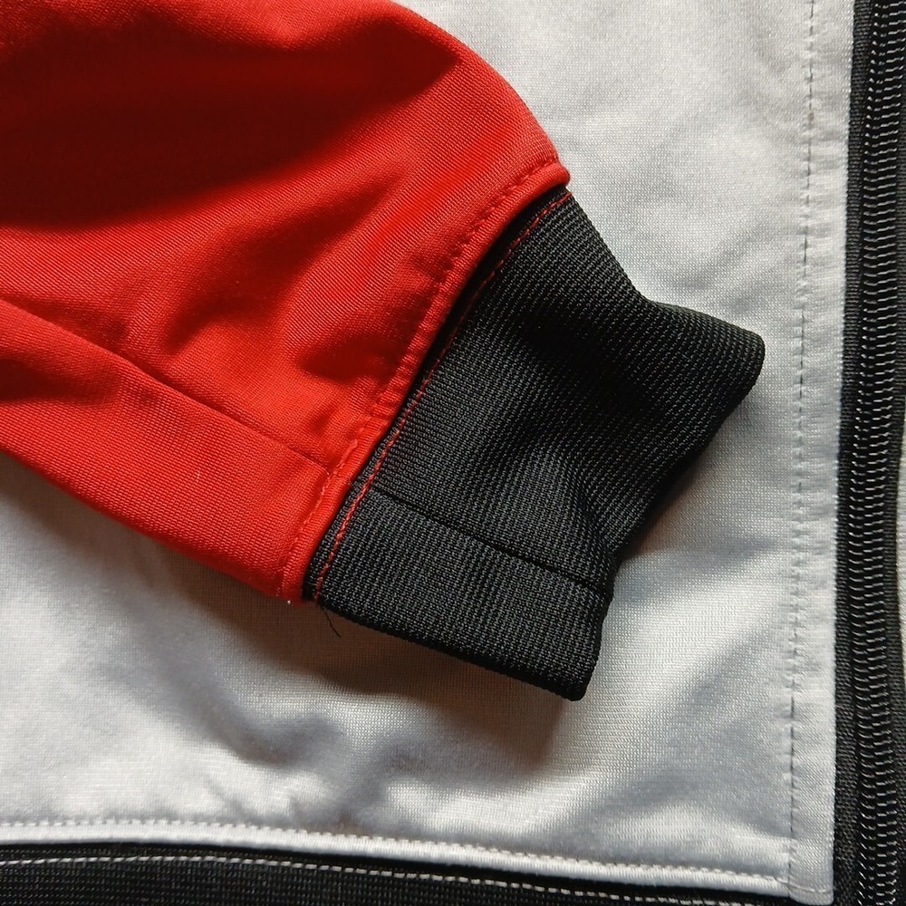 Childs L Size 7 JORDAN Jacket Red/gray/black, think Fall BACK TO SCHOOL - Picture 14 of 16